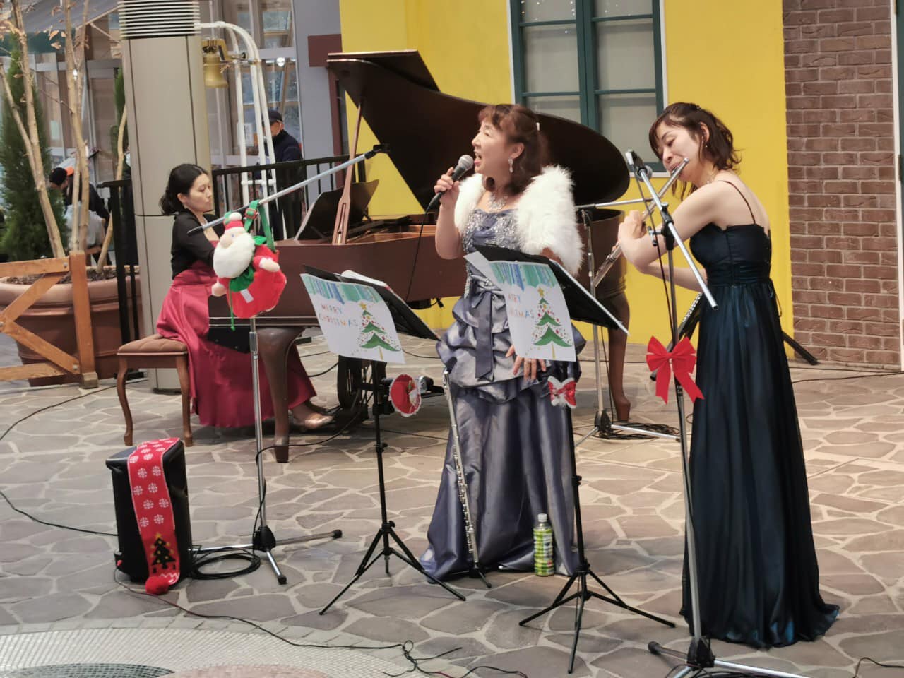 安城産業文化公園デンパーク クリスマス演奏|おとむすびは愛知県・安城・西尾・刈谷・碧南・知立の演奏サービス（音楽演奏・音楽教室・音楽レッスン・文化体験事業）を提供しています