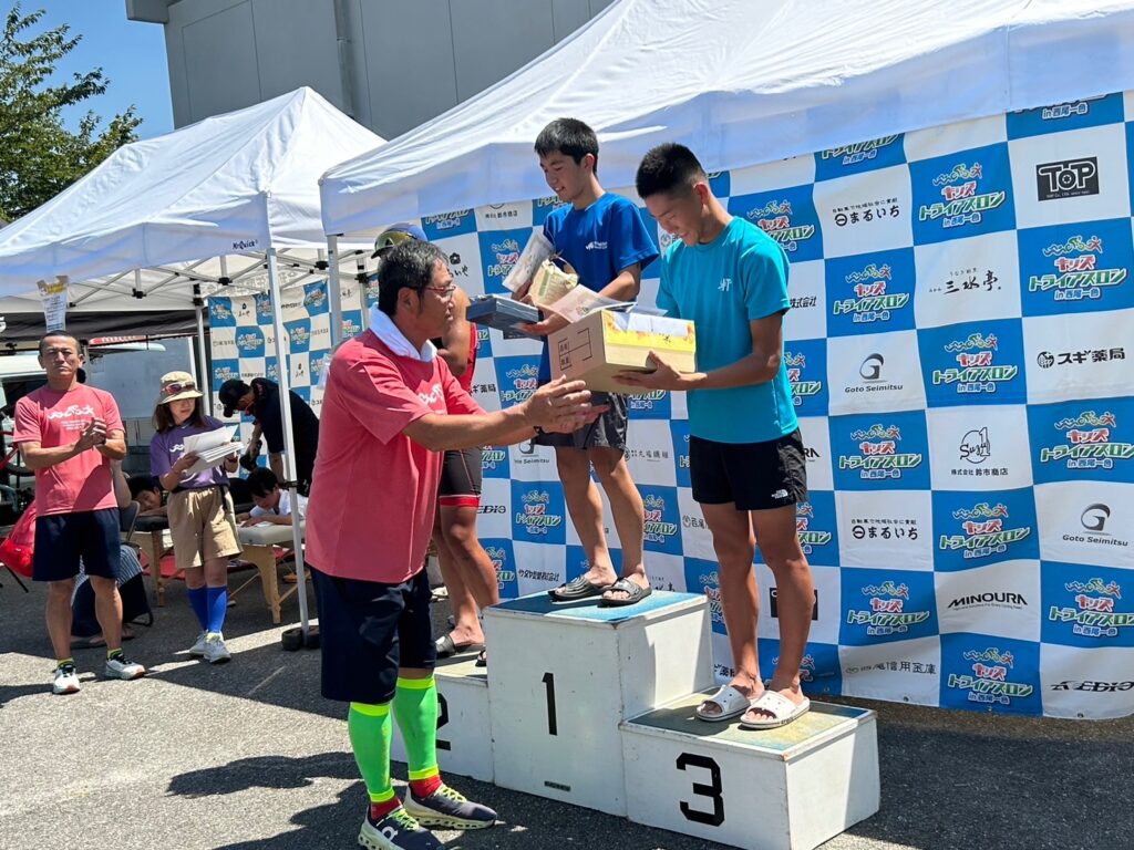 キッズトライアスロンin西尾一色　表彰式司会を担当しました|おとむすびは愛知県・安城・西尾・刈谷・碧南・知立の演奏サービス（音楽演奏・音楽教室・音楽レッスン・文化体験事業）を提供しています